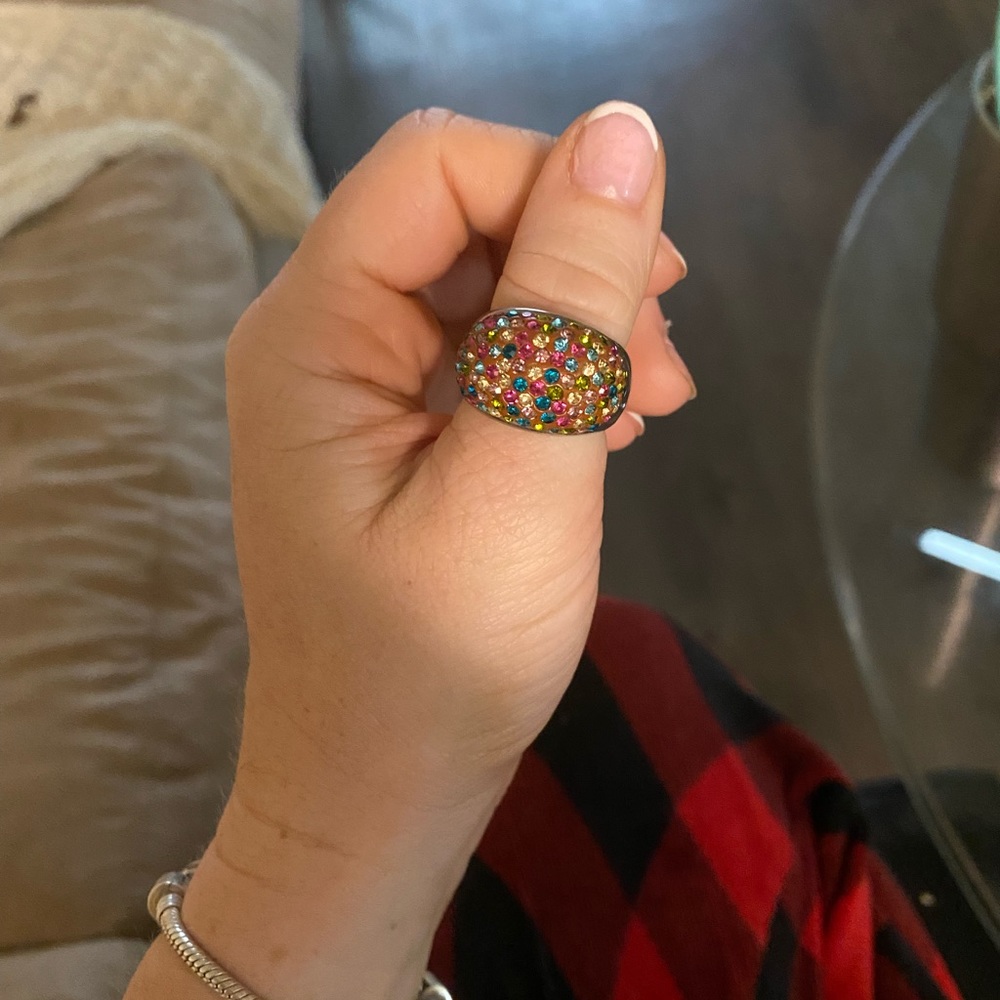 Vintage Disco Ball Light Ring S Steel